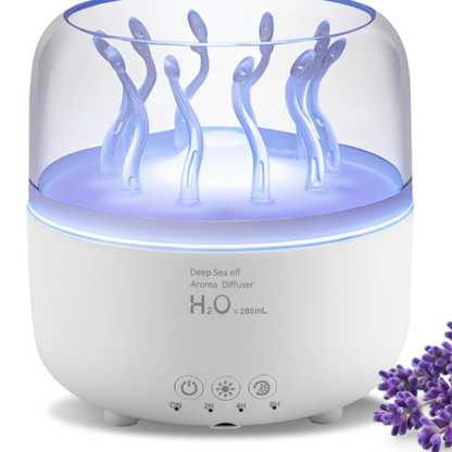 Humidificador con luz nocturna