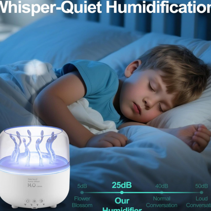 Humidificador con luz nocturna