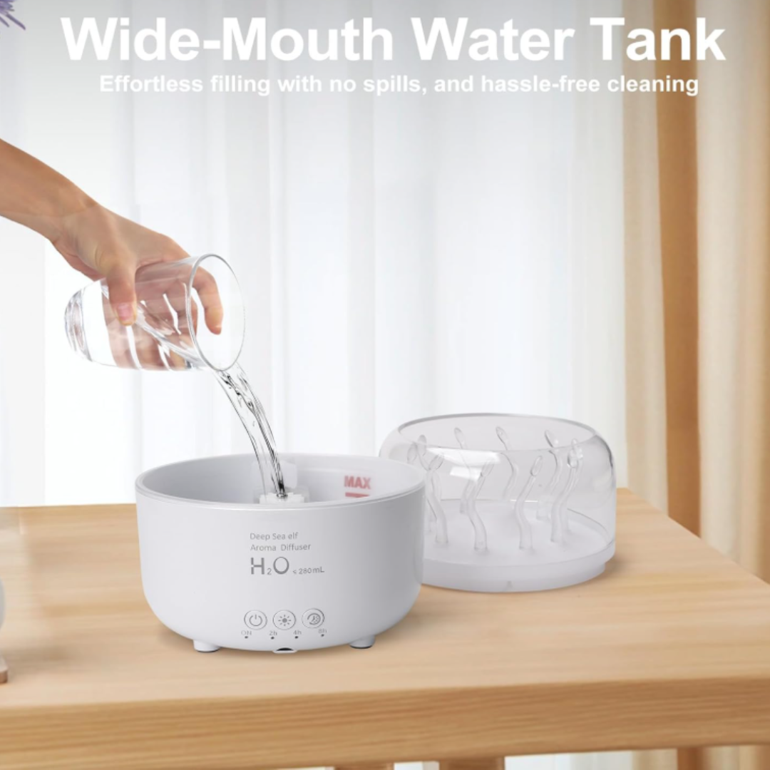 Humidificador con luz nocturna